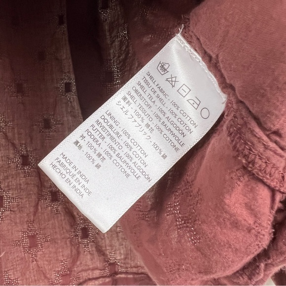 Anthropologie Cleobella Antonia Boho Puff Sleeve Button Blouse - Picture 6 of 7